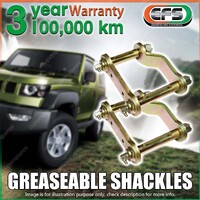 Rear EFS Greaseable Swing Shackles for Toyota Hilux GUN125R GUN126R GGN125R