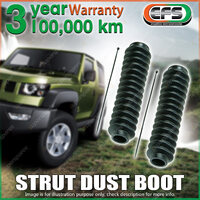 Pair Front EFS Strut Dust Boots for Nissan Navara D21 D22 4WD 1986 ON