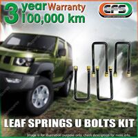 Rear EFS Leaf Spring U Bolt Kit for Mitsubishi Pajero SWB NA TO NG 1983 TO 1991