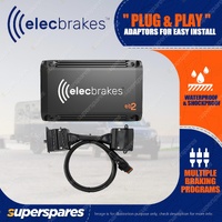 Elecbrakes Electric Brake Controller + Adaptor Bundle A12-12 Socket