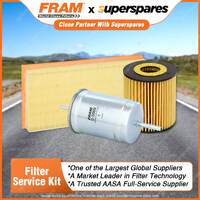 Fram Filter Service Kit Oil Air Fuel for Volvo S40 V40 1.8L 1.9L 2.0L 1999-2003