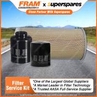 Fram Filter Service Kit Oil Air Fuel for Toyota Hiace LH162 SWB LH172 LH184 LWB