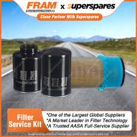 Fram Filter Service Kit Oil Air Fuel for Toyota Hiace LH51 SWB LH61 LH71 LWB