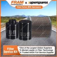 Fram Filter Service Kit Oil Air Fuel for Toyota Dyna LY61R 1988-08/1992