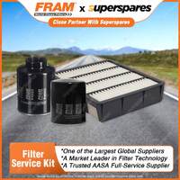 Fram Filter Service Kit Oil Air Fuel for Toyota Hilux Surf 1992-1997