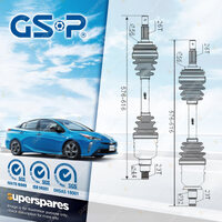 Pair GSP LH+RH CV Shaft for Toyota Corolla AE95R Rav4 SXA 10R 11R 15R 16R SXA10C