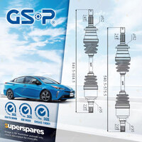 GSP LH+RH CV Joint Drive Shafts for Daihatsu Terios J100G 1.3L HCEJ I4 16v 61KW