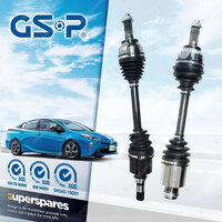 Pair GSP LH + RH CV Joint Drive Shafts for Mazda Mazda3 BL BK Auto Nut Type