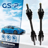 Pair GSP LH + RH CV Joint Drive Shafts for Mazda 3 BK 2003 - 2005 Auto Bolt Type