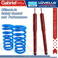 Rear HD STD Gabriel Shocks + Coil Springs for Commodore VC VH Wagon lowered susp