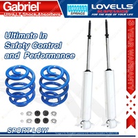 Front Sport Low Gabriel Ultra Shocks Coil Spring for Mitsubishi L200 MA MB MC MD