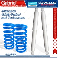 Rear Raised Gabriel Ultra LT Shocks + Coil Springs for Jeep Grand Cherokee WH WK