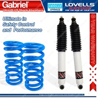 Rear STD Gabriel Ultra PLUS Shocks + Lovells Springs for Toyota Prado RZJ VZJ 95