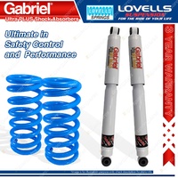 Rear STD Gabriel 50mm Raised PLUS Shocks + Lovells Springs for Ford Maverick DA