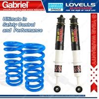 Front Raised Gabriel Ultra Plus Shocks + Lovells Springs for Landcruiser VDJ200