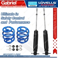 Front Sport Low Gabriel Ultra Shocks + Lovells Springs for Chevrolet Impala