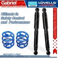 Rear Sport Low Gabriel Ultra Shocks + Lovells Springs for Volvo 740 760 940 960