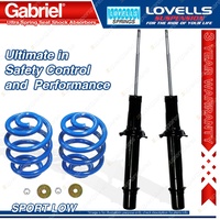 Front Sport Low Gabriel Ultra Shock Lovells Spring for Honda Accord CL9 CM5 CM6