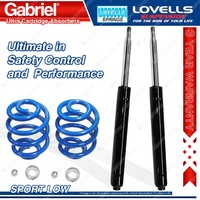 Front Sport Low Gabriel Ultra ShocksLovells Springs for Toyota Celica ST184 185