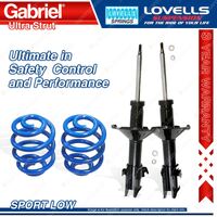 Front Sport Low Gabriel Ultra Strut Shocks + Springs for Toyota Celica ST204