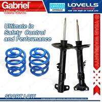 Front Sport Low Gabriel Ultra Strut Shocks+Coils for BMW 3 Series E36 318i 318is