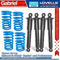 Rear Raised Gabriel Ultra Spring Seat Shocks + Springs for Jaguar XJ XJS XJSC