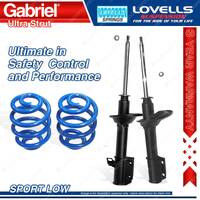 Rear Sport Low Gabriel Ultra Strut Shocks + Spring for Subaru Liberty Legacy BFB