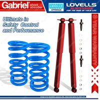 Rear STD Gabriel Guardian Shocks + Lovells Springs for Chevrolet Bel Air Impala