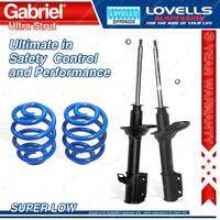 Rear Super Low Gabriel Ultra Strut Shocks+Springs for Subaru Liberty Legacy BFB