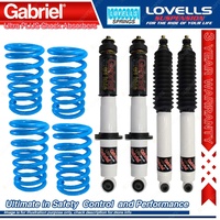 Front Rear Gabriel Ultra 40mm Shocks Coil Springs for Toyota Prado RZJ VZJ95