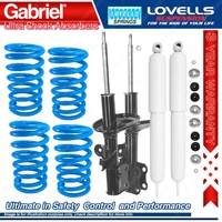 Front Rear Gabriel Ultra Shocks + Coil Springs for Toyota Tarago TCR10 RWD