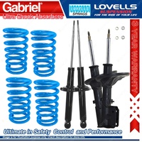 F+R Gabriel Ultra Shocks + Coil Springs for Mitsubishi Magna TR TS Verada KR KS