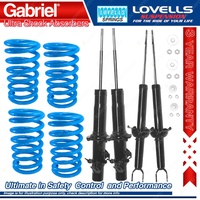 Front Rear HD STD Gabriel Ultra Shocks + Coil Springs for Honda Accord CD