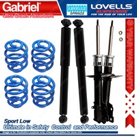 Front Rear Sport Low Gabriel Ultra Shocks + Coil Springs for Chrysler PT PG