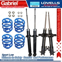 F + R Sport Low Gabriel Ultra Shocks Coil Springs for Nissan Maxima A33 01-03