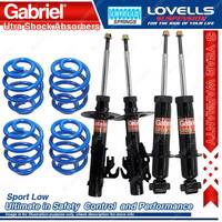 Front Rear Sport Low Gabriel Ultra Shocks + Springs for Subaru Forester SH SJ