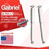 2 x Rear Gabriel Ultra LT Shock Absorbers for Jeep Wrangler JK with 17" Rims