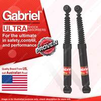 2 x Rear Gabriel Ultra Shock Absorbers for Citroen C2 C3 1.4L 1.6L 02-12