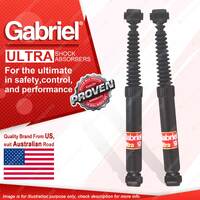 2 x Rear Gabriel Ultra Shock Absorbers for Peugeot 206 Hatchback 2/01-2/07