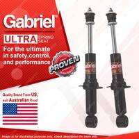 2 x Rear Gabriel Ultra Shock Absorbers for Renault Captur J87 SUV 2/15-On