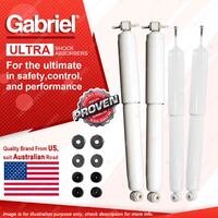 Gabriel Front Rear Ultra LT Shock Absorbers for Jeep Wrangler JK with 17" Rims