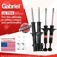 Gabriel Front + Rear Ultra Shock Absorbers for Ford Festiva WB WD WF 4/94-12/00