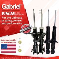 Gabriel Front + Rear Ultra Shock Absorbers for Honda Civic ES1 EU3 Sedan Hatch