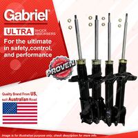 Gabriel Front Rear Ultra Shocks for Ford Laser KQ 1.6 1.8 Sedan Hatch 01-02