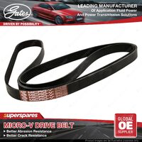 Gates Accessory Drive Belt for Ssangyong Musso Sports 2.9 D 2004-2007