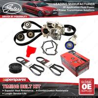 Gates Timing Belt Kit for Mitsubishi Verada KJ 3.5L 150KW 3497CC Petrol 6G74