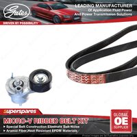 Gates Alt Micro-V Ribbed Belt Kit for Holden Astra AH Z18 XER 1.8L 103kW