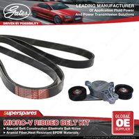 Gates Alt Micro-V Ribbed Belt Kit for Ford Fairlane NF NL Fairmont EL EF YTR