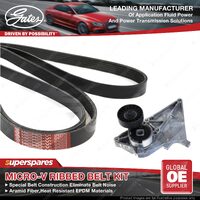 Gates Micro-V Belt Kit for Holden Commodore VN VR VG VP Statesman VQ VR W/AC