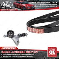 Gates Micro-V Belt Kit for Toyota Camry ACV40 Previa ACR50 Priusv ACA33 2AZ-FE